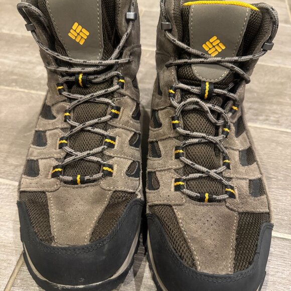 Columbia Men’s Waterproof Hiking Boots Size 13 Wide Brown Trail Shoes Outdoor